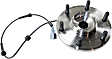 2006 Nissan Titan SE - Front, Driver and Passenger Side Wheel Hub, 6 Lugs, With Bearing, With Sensor