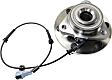 Front and Rear, Driver and Passenger Side Wheel Hub, 6 Lugs, With Bearing, With Sensor, 5.6L, 8Cyl