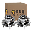 2003-2007 Infiniti G35 - Front, Driver and Passenger Side Wheel Hubs, with Bearing, Coupe, Rear Wheel Drive