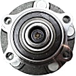2003-2007 Infiniti G35 - Front, Driver and Passenger Side Wheel Hubs, with Bearing, Coupe, Rear Wheel Drive