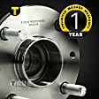 2003-2009 Nissan 350Z - Front and Rear, Driver and Passenger Side Wheel Hubs, with Bearing, Coupe, Rear Wheel Drive