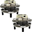 2009-2013 Infiniti G37 - Front, Driver and Passenger Side Wheel Hub, 5 Lugs, With Bearing, AWD