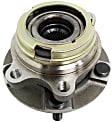 Front and Rear, Driver and Passenger Side Wheel Hub, 5 Lugs, With Bearing, AWD