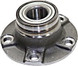 Front, Driver and Passenger Side Wheel Hub, 5 Lugs, With Bearing, 4.5L, 8Cyl