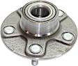Rear, Driver and Passenger Side Wheel Hub, 5 Lugs, With Bearing