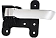 2009 Nissan Titan - Front and Rear, Driver and Passenger Side Painted Silver Interior Door Handle, Without Door Lock Hole