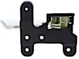 2009 Nissan Titan - Front and Rear, Driver and Passenger Side Painted Silver Interior Door Handle, Without Door Lock Hole