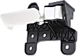 2005 Nissan Armada - Front or Rear, Driver and Passenger Side Painted Silver Interior Door Handle, Without Door Lock Hole