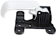 2005 Nissan Armada - Front or Rear, Driver and Passenger Side Painted Silver Interior Door Handle, Without Door Lock Hole