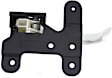 2005 Nissan Armada - Front or Rear, Driver and Passenger Side Painted Silver Interior Door Handle, Without Door Lock Hole
