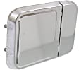 Front, Driver and Passenger Side Chrome Exterior Door Handle, With Key Hole