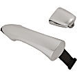 Rear, Driver and Passenger Side Chrome Exterior Door Handle, Without Key Hole
