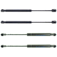 Driver and Passenger Side Hood; Trunk Lid Lift Supports, Coupe/Sedan, without Spoiler