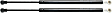 Driver and Passenger Side Liftgate Glass Lift Support, Sport Utility, For Models With or Without Power Liftgate