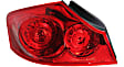 2009-2013 Infiniti G37 - Driver and Passenger Side Halogen Tail Light, With bulb(s), OE Replacement