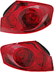 Driver and Passenger Side Halogen Tail Light, With bulb(s), OE Replacement, CAPA Certified