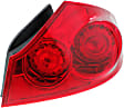 Driver and Passenger Side Halogen Tail Light, With bulb(s), OE Replacement, CAPA Certified