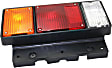 1995-1998 Isuzu FRR - Driver and Passenger Side Halogen Tail Light, With bulb(s), OE Replacement