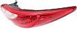 2013 Infiniti JX35 - Driver and Passenger Side Halogen Tail Light, With bulb(s), OE Replacement