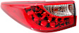 Driver and Passenger Side Halogen Tail Light, With bulb(s), OE Replacement, CAPA Certified