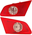 Driver and Passenger Side Halogen Tail Light, With bulb(s), OE Replacement