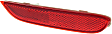 Rear, Driver and Passenger Side Bumper Reflector