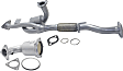 Front, Center Catalytic Converter, 3.0L, 6Cyl, Federal EPA Standard, 46-State Legal (Cannot ship to CA, CO, NY or ME), Direct Replacement Series, Direct Fit