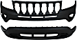 2015 Jeep Compass - Front, Upper and Lower Upper - Primed, Lower - Textured Bumper Cover