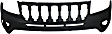 2015 Jeep Compass - Front, Upper and Lower Upper - Primed, Lower - Textured Bumper Cover