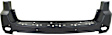 Front and Rear, Upper Primed Bumper Cover, CAPA Certified