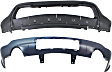 Front and Rear, Lower Front - Textured, Rear - Primed Bumper Cover CAPA Certified