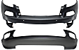 Front, Upper and Lower Upper - Primed, Lower - Textured Bumper Cover