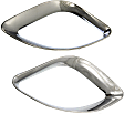 2014 Jeep Grand Cherokee - Grille Trim, Driver and Passenger Side, Chrome