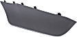 Front, Driver and Passenger Side Bumper Trim, Textured Black