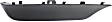 Front, Driver and Passenger Side Bumper Trim, Textured Black