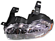 2009 Jeep Grand Cherokee - Driver and Passenger Side Halogen Headlight, With bulb(s), OE Replacement