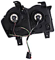 2009 Jeep Grand Cherokee - Driver and Passenger Side Halogen Headlight, With bulb(s), OE Replacement