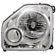 2009 Jeep Liberty - Driver and Passenger Side Halogen Headlight, With bulb(s), For Models Without Black Bezel and Fog Lights, OE Replacement