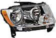 Driver and Passenger Side Halogen Headlight, With bulb(s), OE Replacement