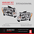 2011 Jeep Grand Cherokee - Driver and Passenger Side Halogen Headlight, With bulb(s), Laredo / Laredo E / Laredo X Models, OE Replacement