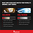 2011 Jeep Grand Cherokee - Driver and Passenger Side Halogen Headlight, With bulb(s), Laredo / Laredo E / Laredo X Models, OE Replacement