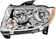 2011 Jeep Grand Cherokee - Driver and Passenger Side Halogen Headlight, With bulb(s), Laredo / Laredo E / Laredo X Models, OE Replacement