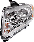 2011 Jeep Grand Cherokee - Driver and Passenger Side Halogen Headlight, With bulb(s), Laredo / Laredo E / Laredo X Models, OE Replacement