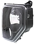 Driver and Passenger Side Headlights, with Bulbs, Halogen, with Fog Light, CAPA Certified