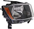 2015 Jeep Compass - Driver and Passenger Side Halogen Headlight, With bulb(s), OE Replacement