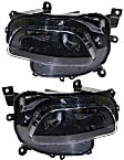 2015 Jeep Cherokee - Driver and Passenger Side Halogen Headlight, With bulb(s), OE Replacement, CAPA Certified