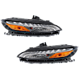 Front, Driver and Passenger Side Turn Signal Light, With bulb(s)