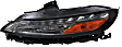 Front, Driver and Passenger Side Turn Signal Light, With bulb(s)