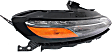 Front, Driver and Passenger Side Turn Signal Light, With bulb(s)
