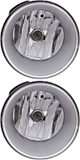 Front, Driver and Passenger Side Fog Lights, With Bulb(s), Halogen